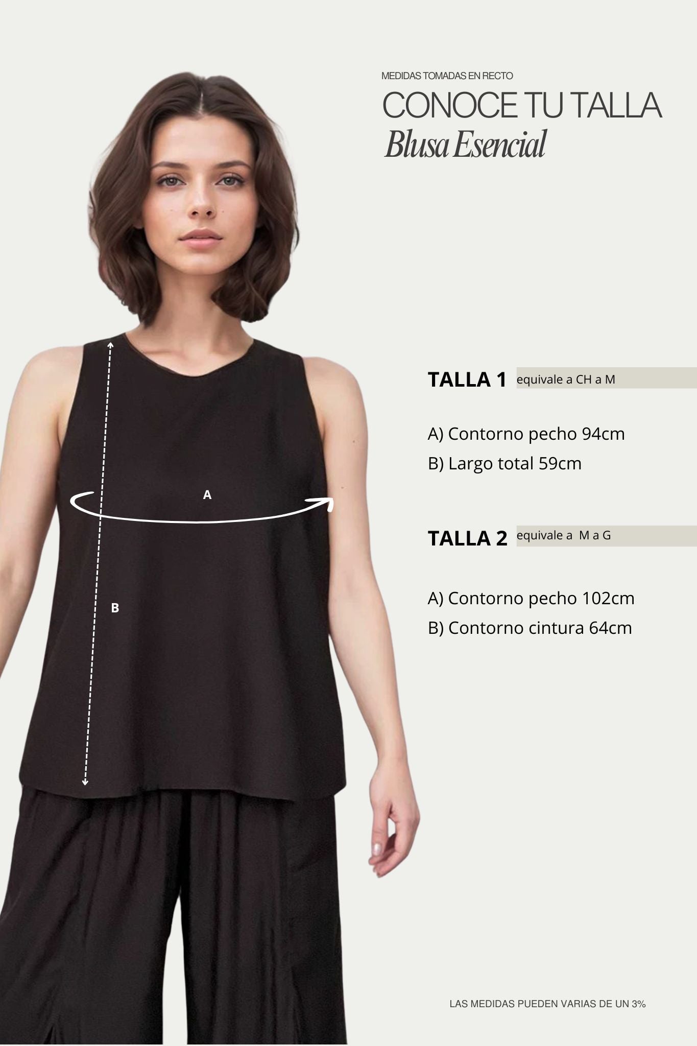 Blusa en lino bambú / Esencial