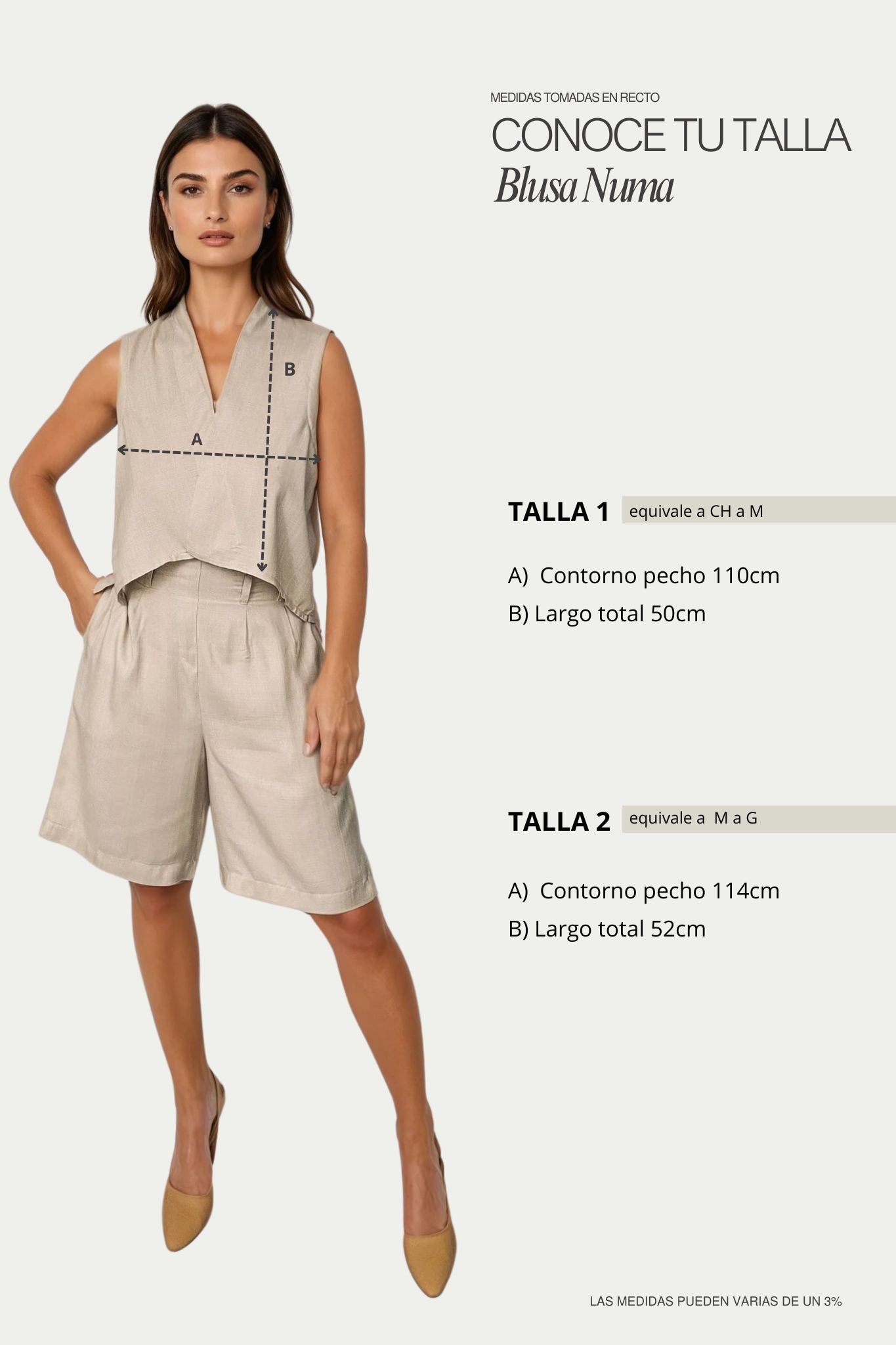Blusa lino bambú / NUMA