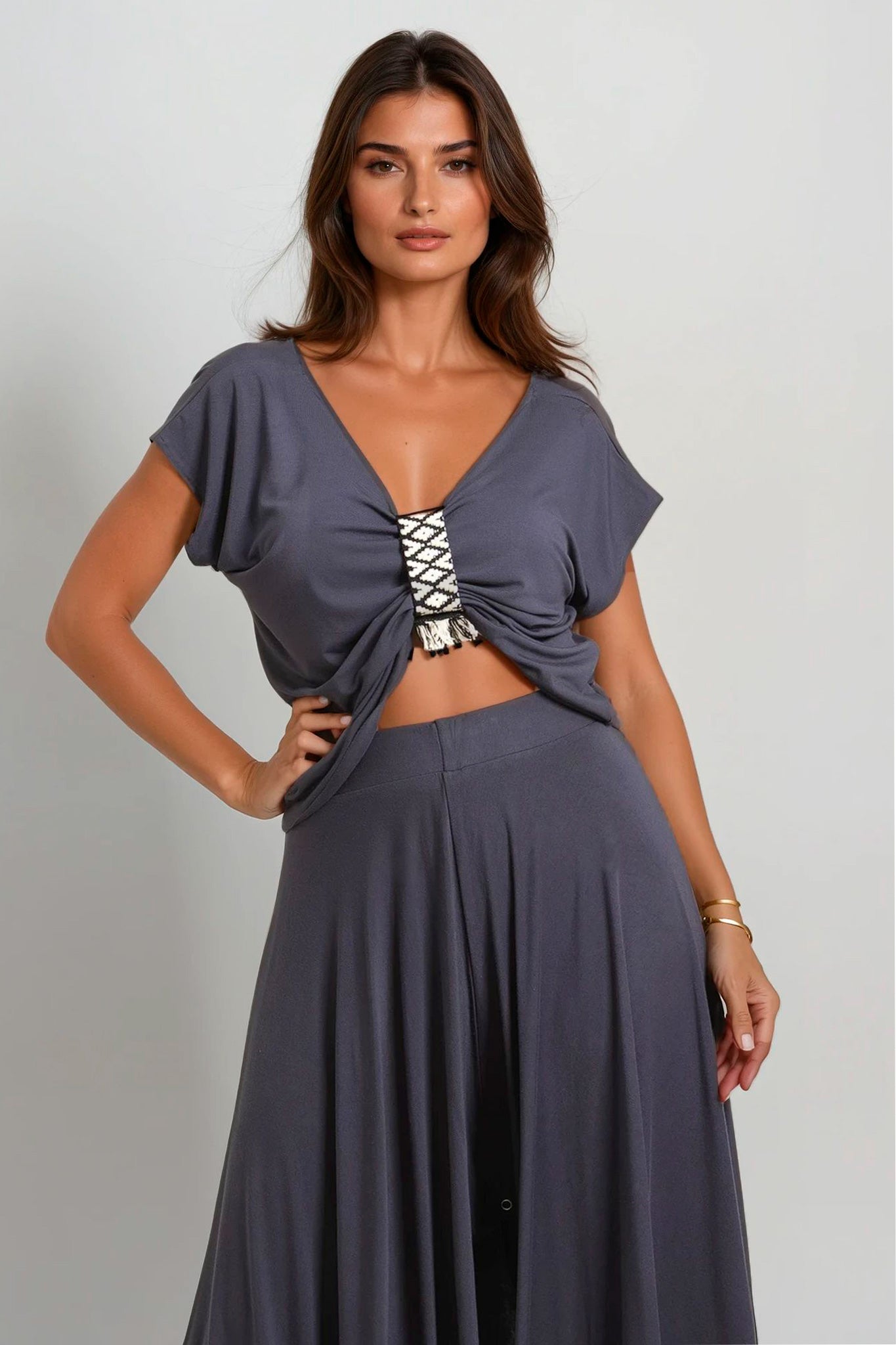 Blusa de bambú / Mariposa