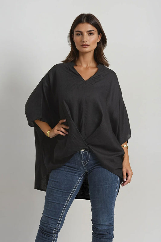 Camisola en lino bambú / Única