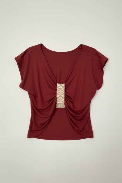 Blusa de bambú / Mariposa