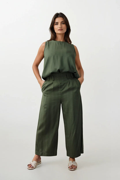 Blusa en lino bambú / Esencial