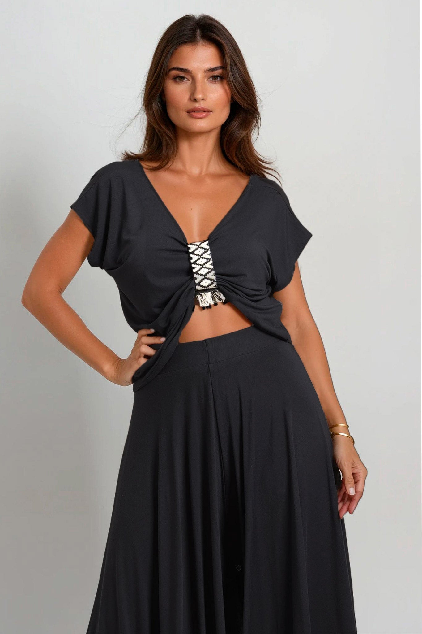 Blusa de bambú / Mariposa