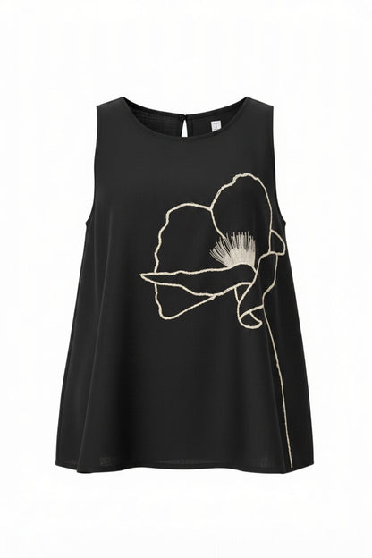 Blusa en lino bambú / Anara