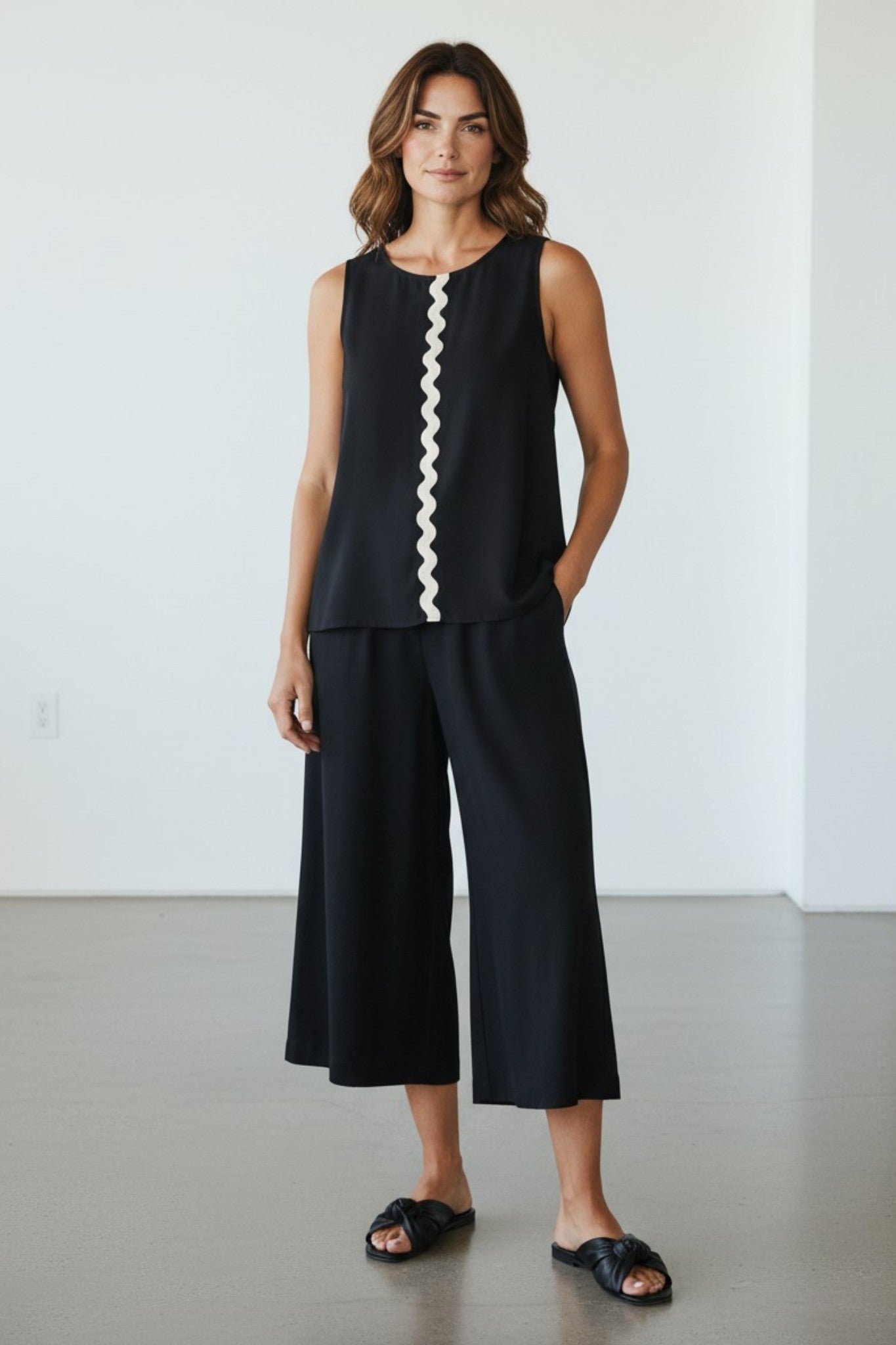 Blusa en lino bambú / Espiral
