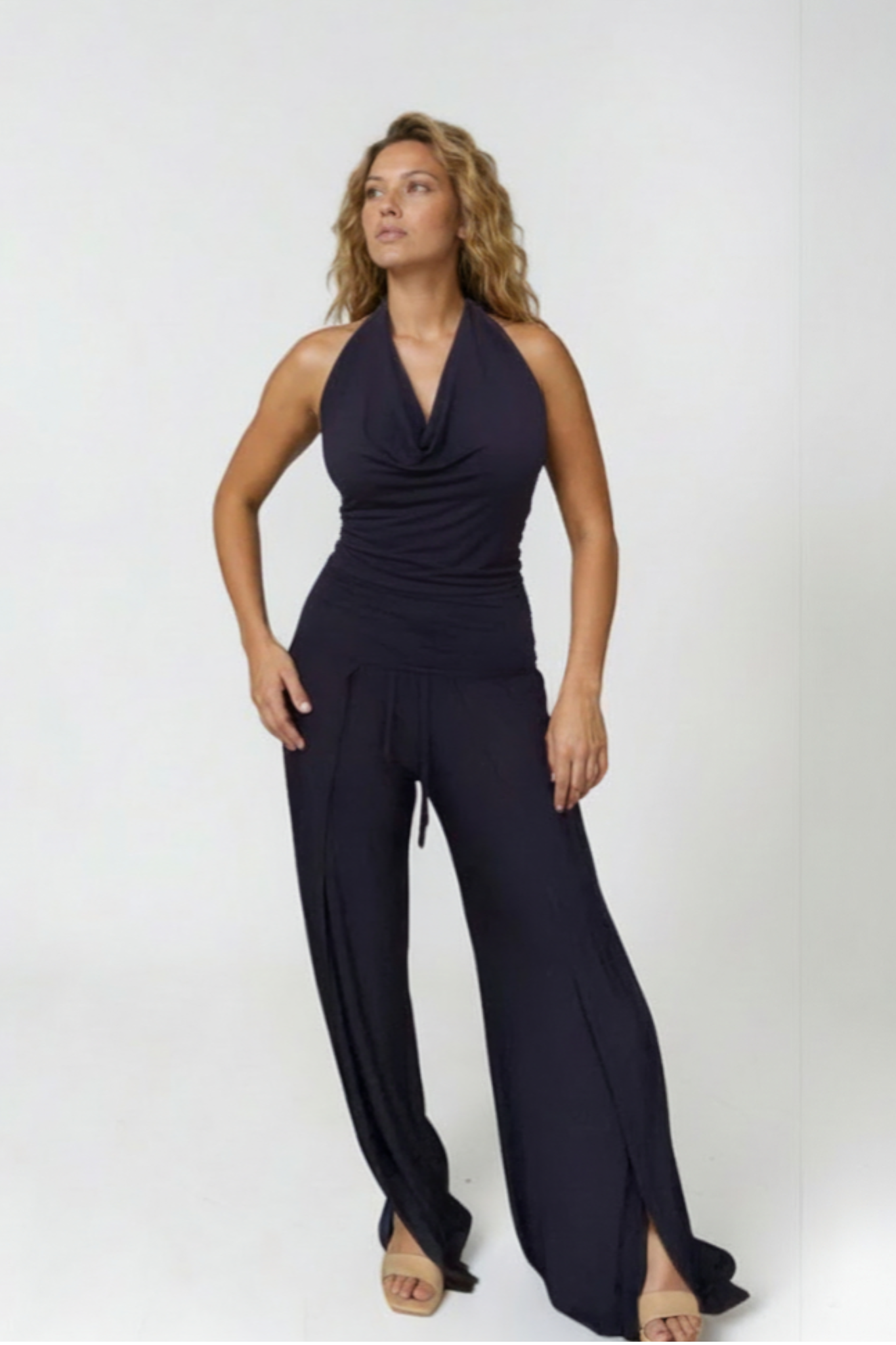 Blusa de bambú halter /Théa