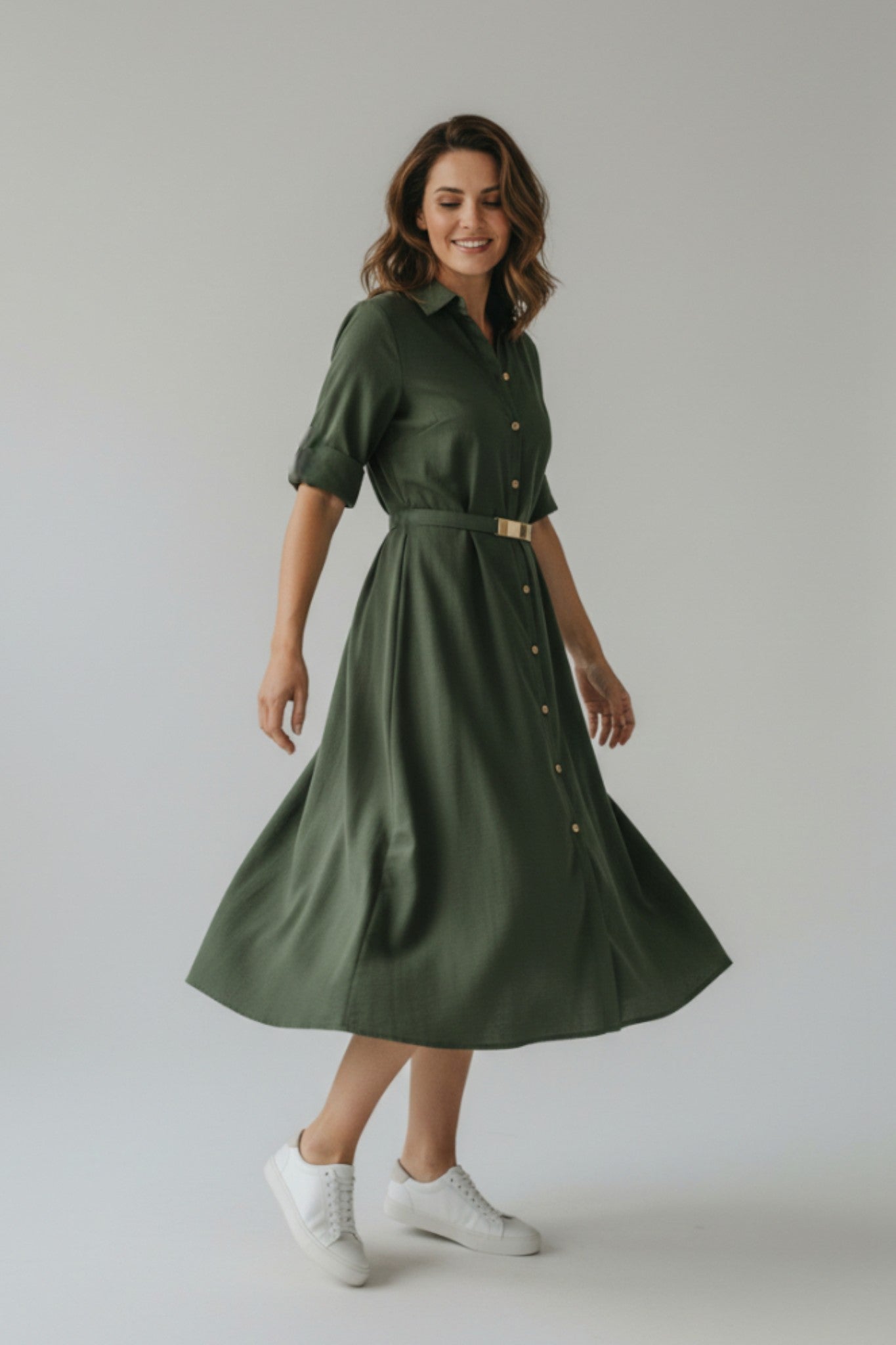 Vestido en lino bambú / Ragial