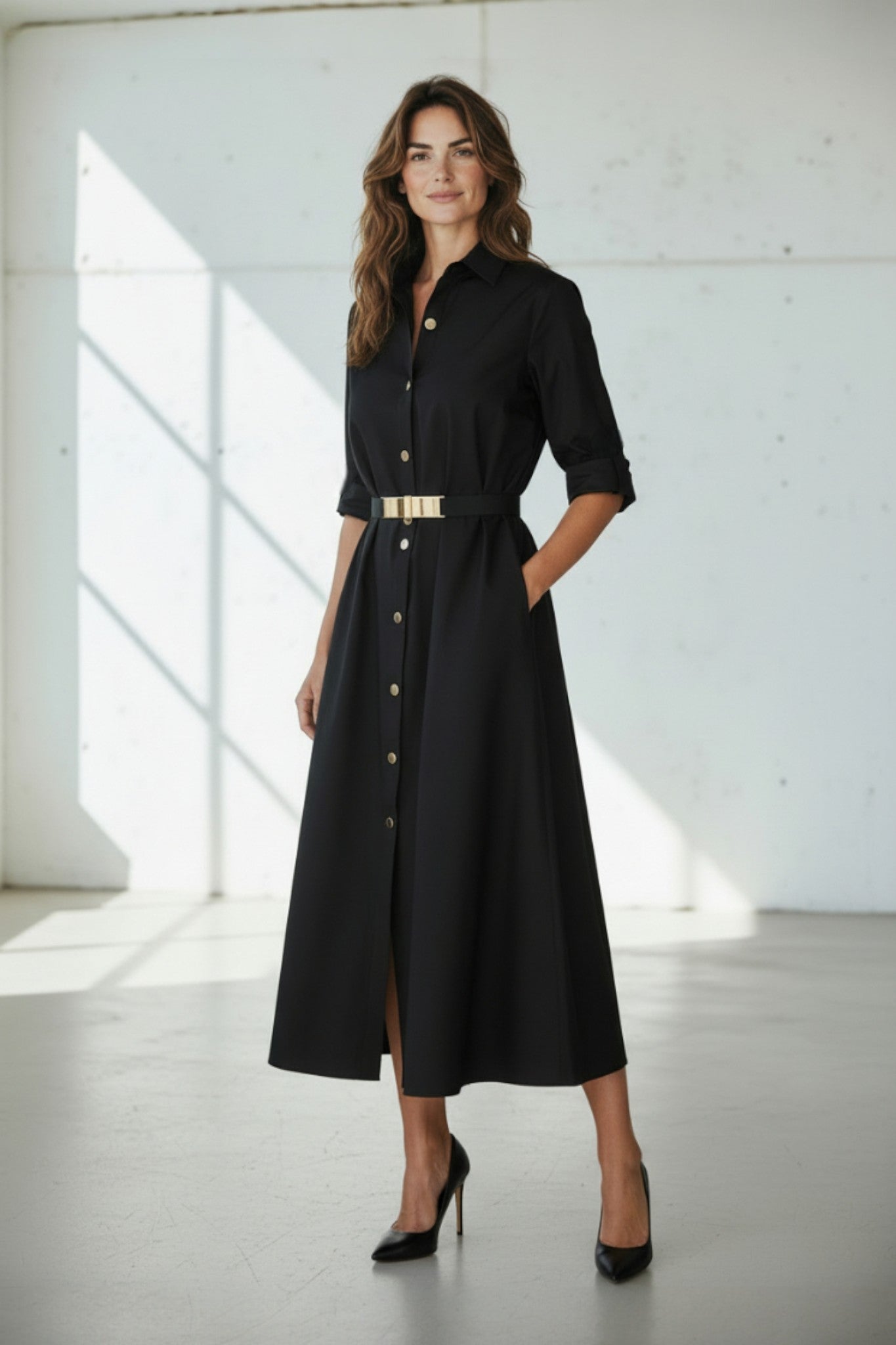 Vestido en lino bambú / Ragial