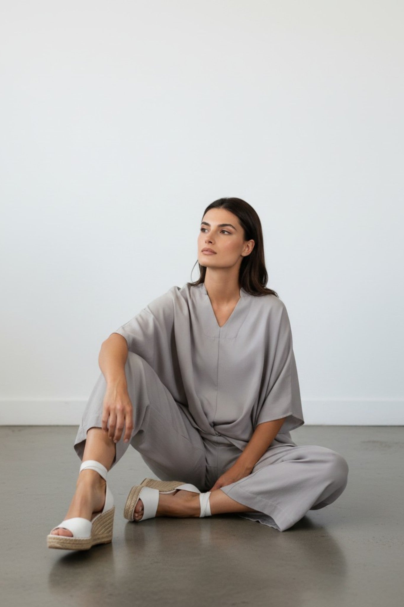 Camisola en lino bambú / Única