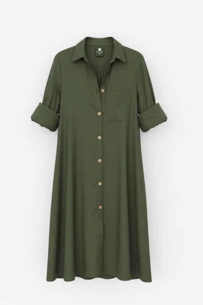 Vestido en lino bambú / Ragial